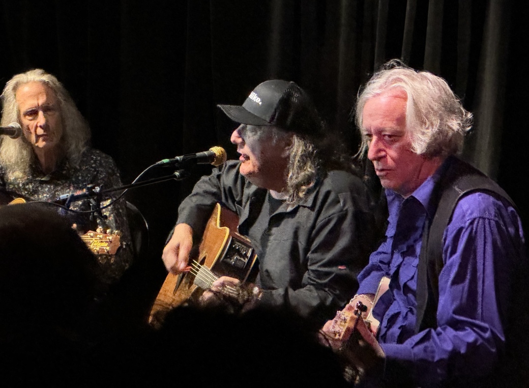 LIVE THE LOVE: From left, Kaye, Kinney, and Buck.