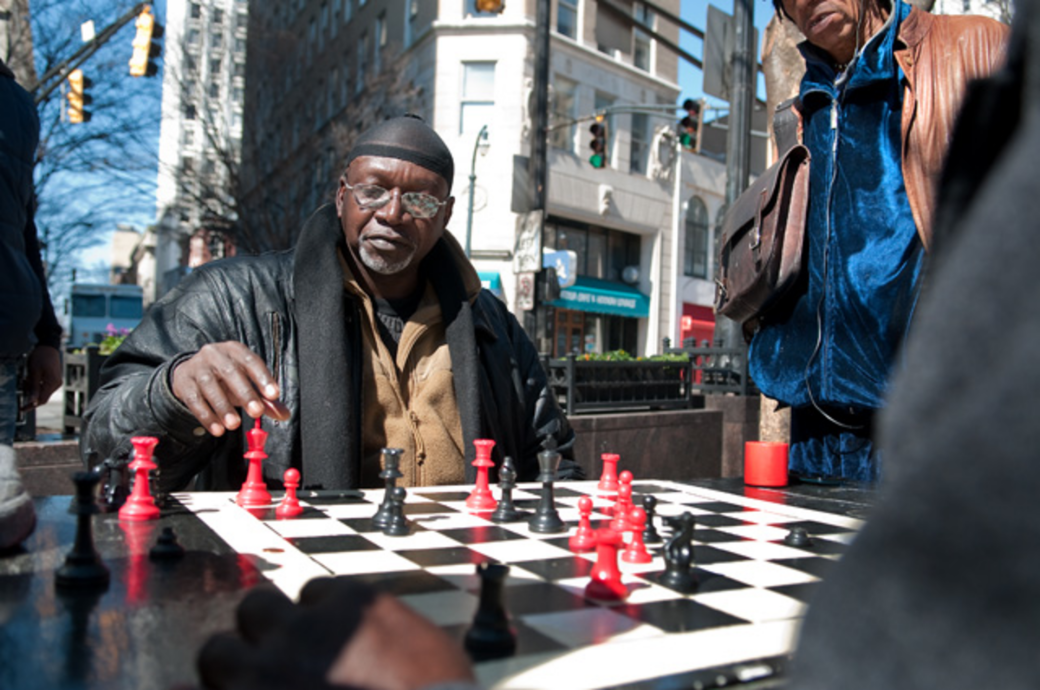 men playing chess