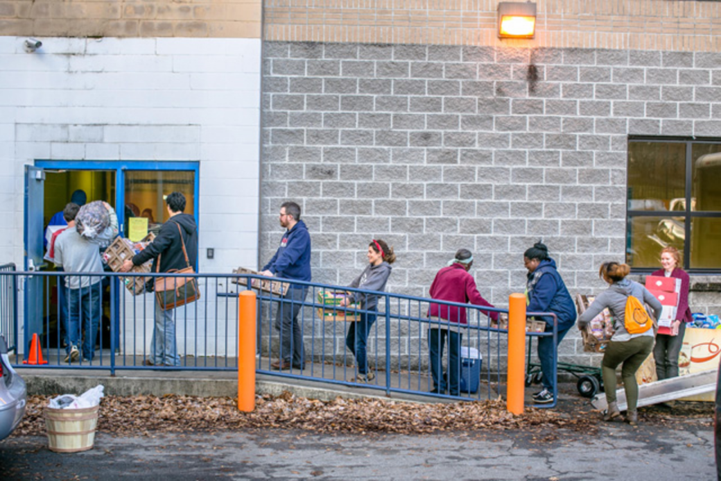 HELPING HANDS: Neighborhoods lining up to make donations to the Boulevard Food Co-Op