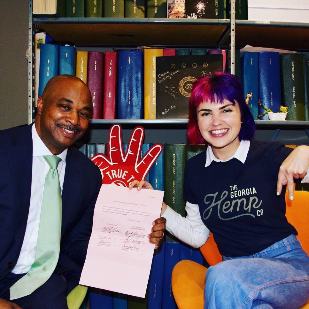 KWANZA HALL WITH SIGNATURES ON HOUSE Bill 324 AT THE CL OFFICES WITH EMA CARR