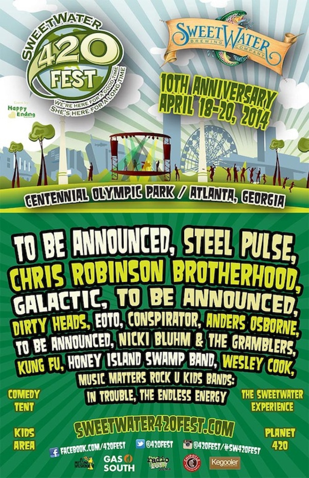 SweetWater 420 Fest acts | Creative Loafing