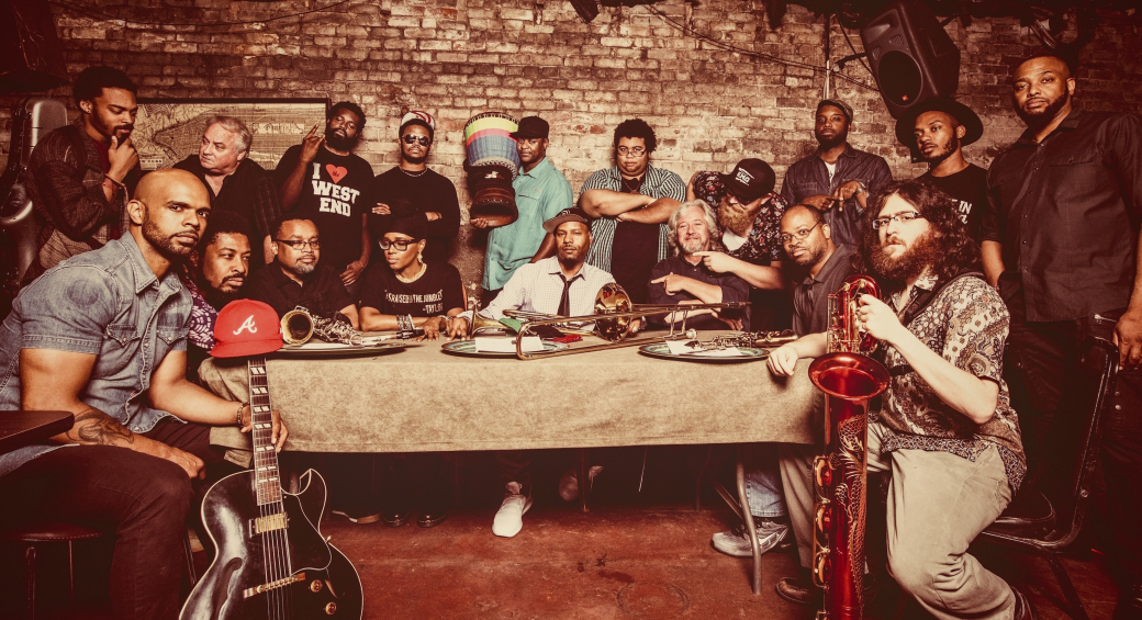 PYRAMIDS: Composer and trumpet player Russell Gunn leads the Royal Krunk Jazz Orkestra on the Meadow Stage Sunday, May 26, at 9 p.m.