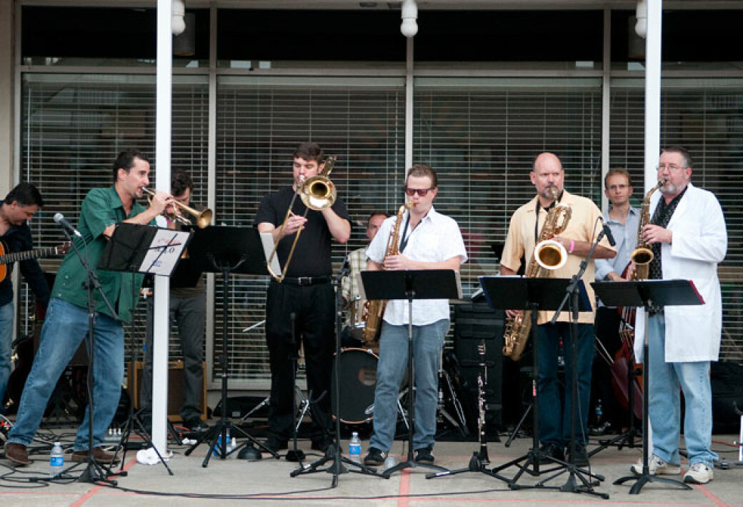 RABBI ROCK: 4th Ward AKO includes Edin Beho (left, background) Roger Ruzow, Colin Bragg, Nick Dixon, Steve Walker, Tony Staffiero, Bill Nittler, Chris Riggenbach, and Jeff Crompton.