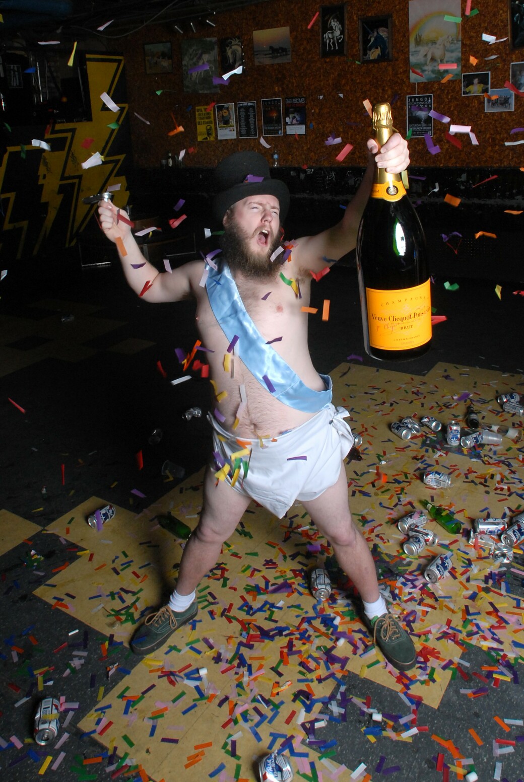HAPPY NEW YEAR: Jake Lockheart brings in the New Year (from 2012 archives)