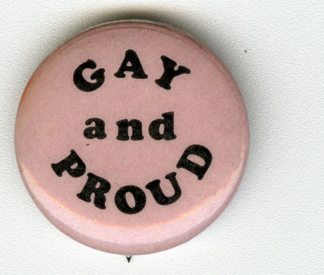 BUTTON: 'Gay and Proud.'