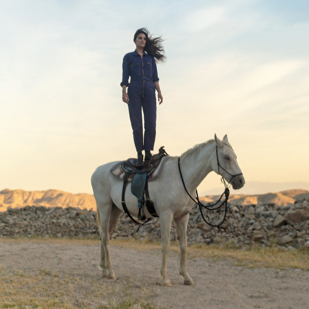 AND THE HORSE SHE ROAD IN ON: The cover art for Mattiel Brown's Burger Records debut.