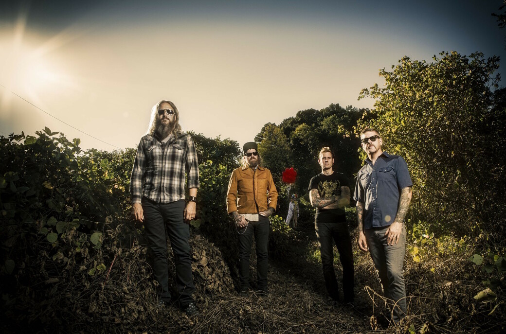 MASTODON IN THE ROOM: In April, Mastodon drummer Brann Dailor (second from right) and guitar player Bill Kelliher (far right) traveled to Washington D.C. to lobby for the Music Modernization Act.