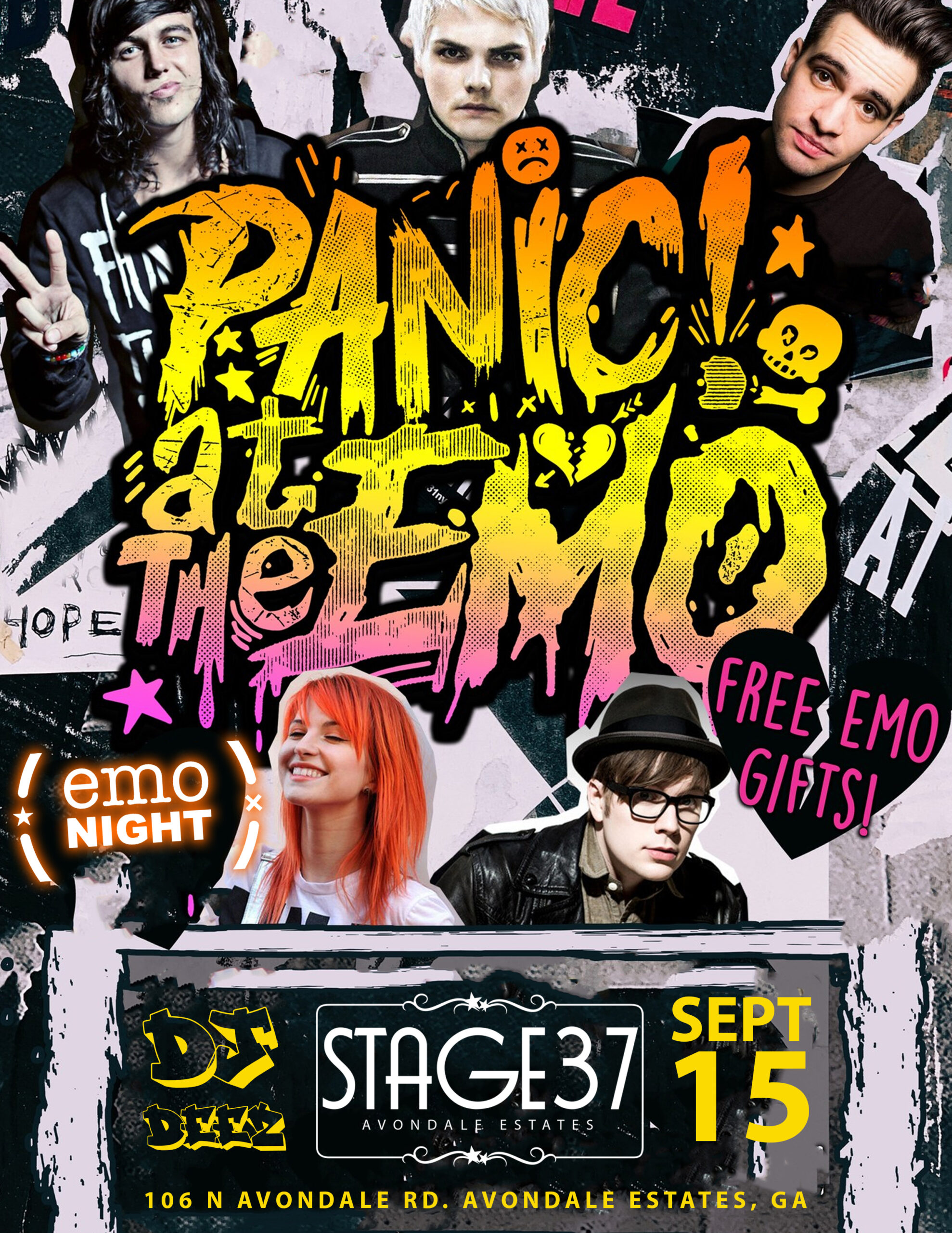 Panic At The EMO - A night filled with alternative and indie dance hits,  remixes, mashups, and more.