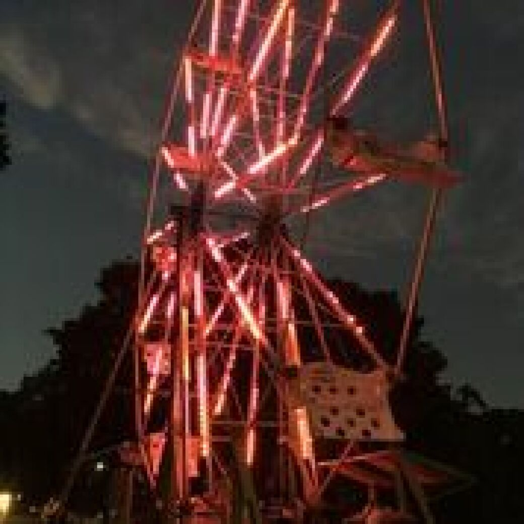 BUELLER, BUELLER: Purchase a ride on the 47-foot ferris wheel from noon-8 p.m. Saturday or noon-6 p.m. Sunday.