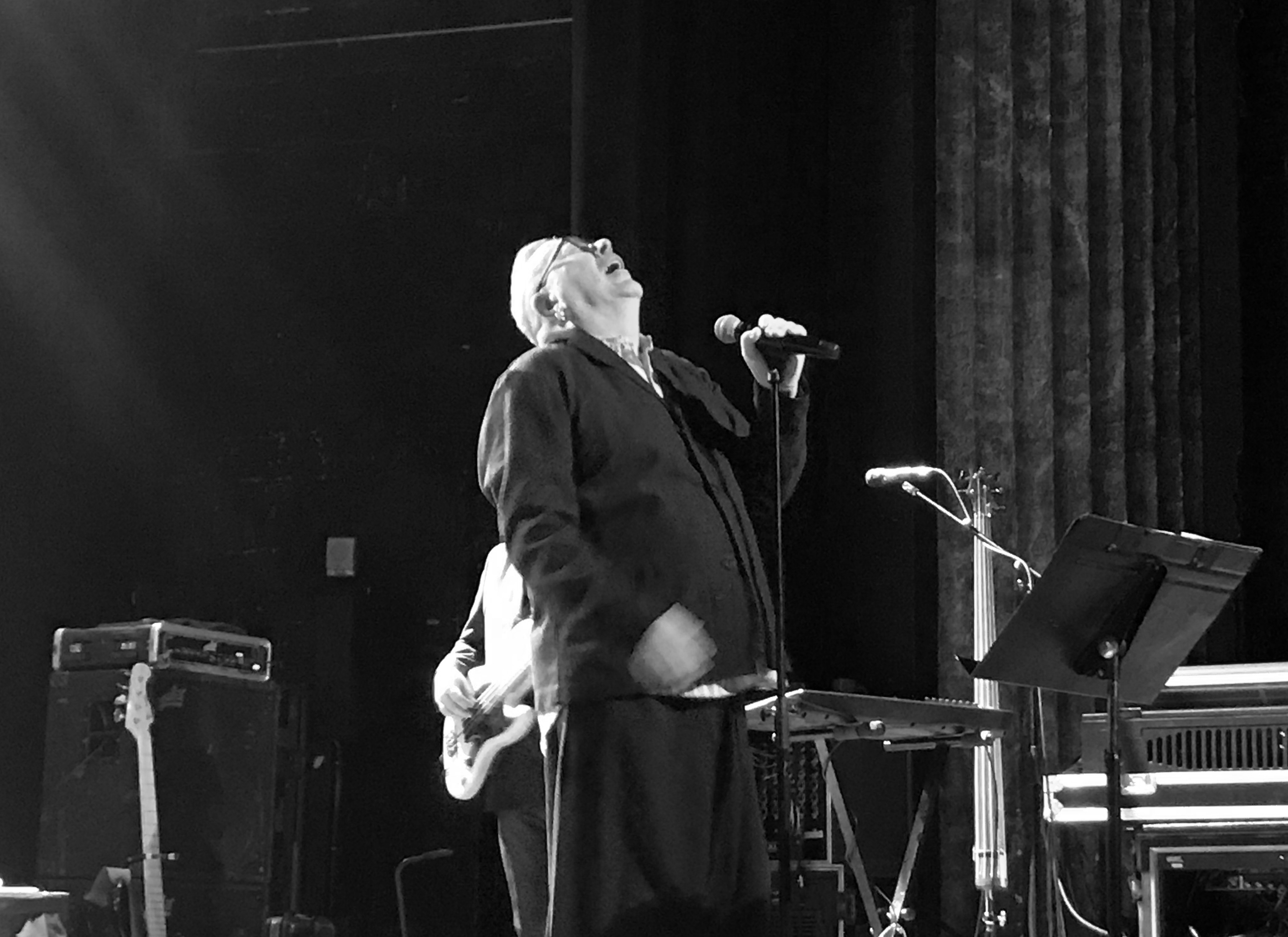 THIS IS NOT A LOVE SONG: John Lydon on stage at Variety Playhouse. Photo by Chad Radford.