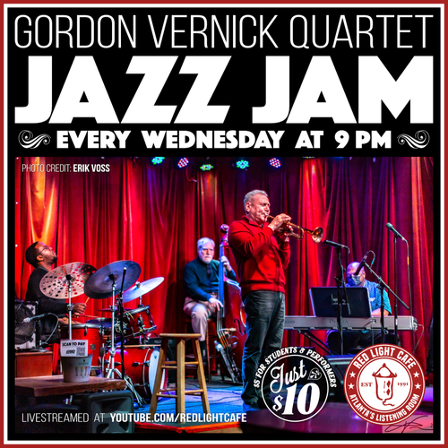 Wednesday Jazz Jam W Gordon Vernick Quartet At Red Light Cafe Atlanta Ga Square 2024 V2
