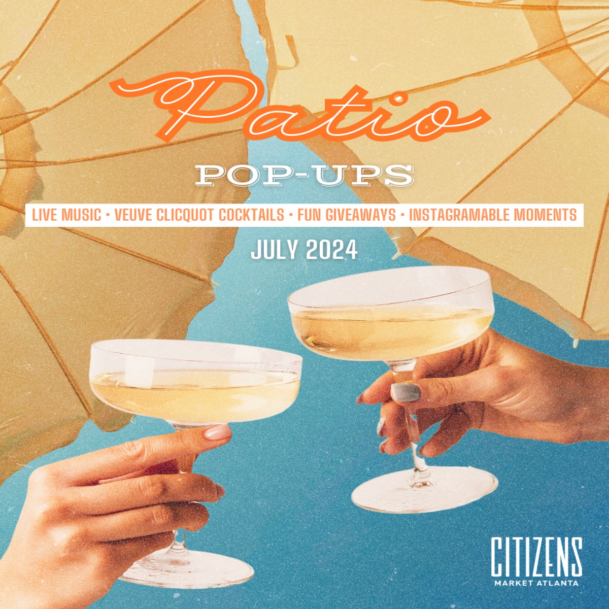 Patio Pop Up Flyer