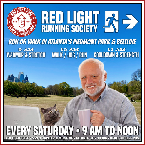 Red Light Running Society Weekly Sunday Run Walk Atlanta Piedmont Park Square 2024 06 15
