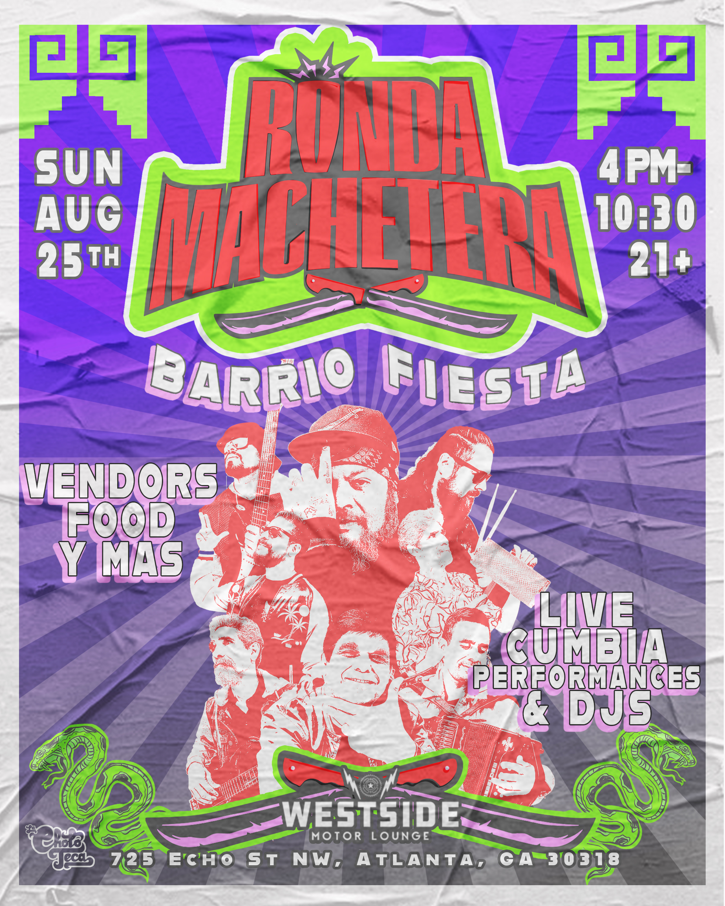 RONDA MACHETERA OFFICIAL FLYER Texture