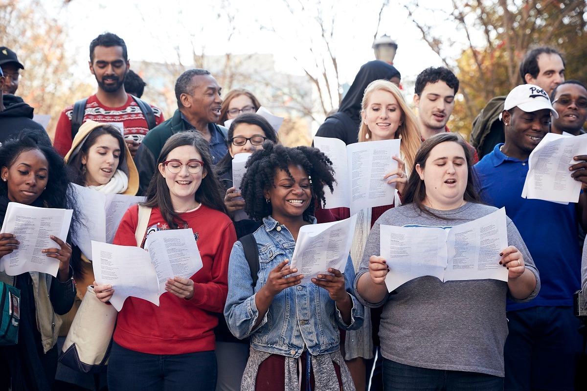 Caroling In The Park