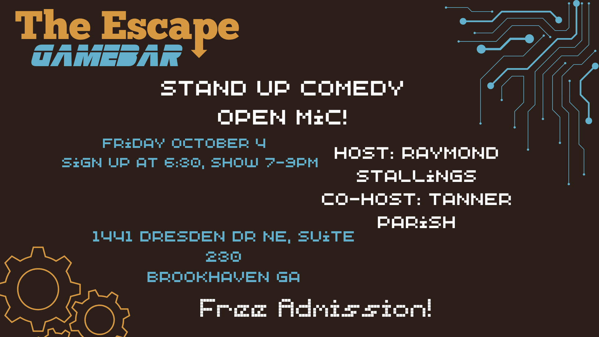 Standup Comedy Open Mic Night