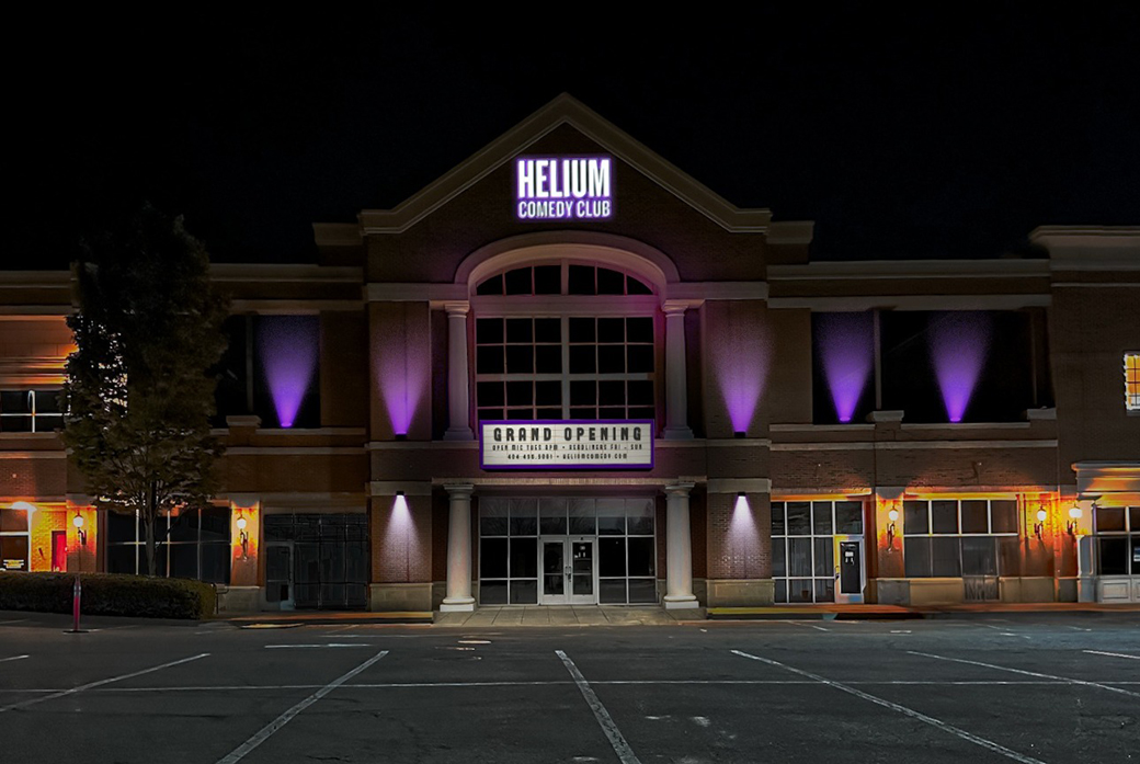 Helium Comedy Club Exterior