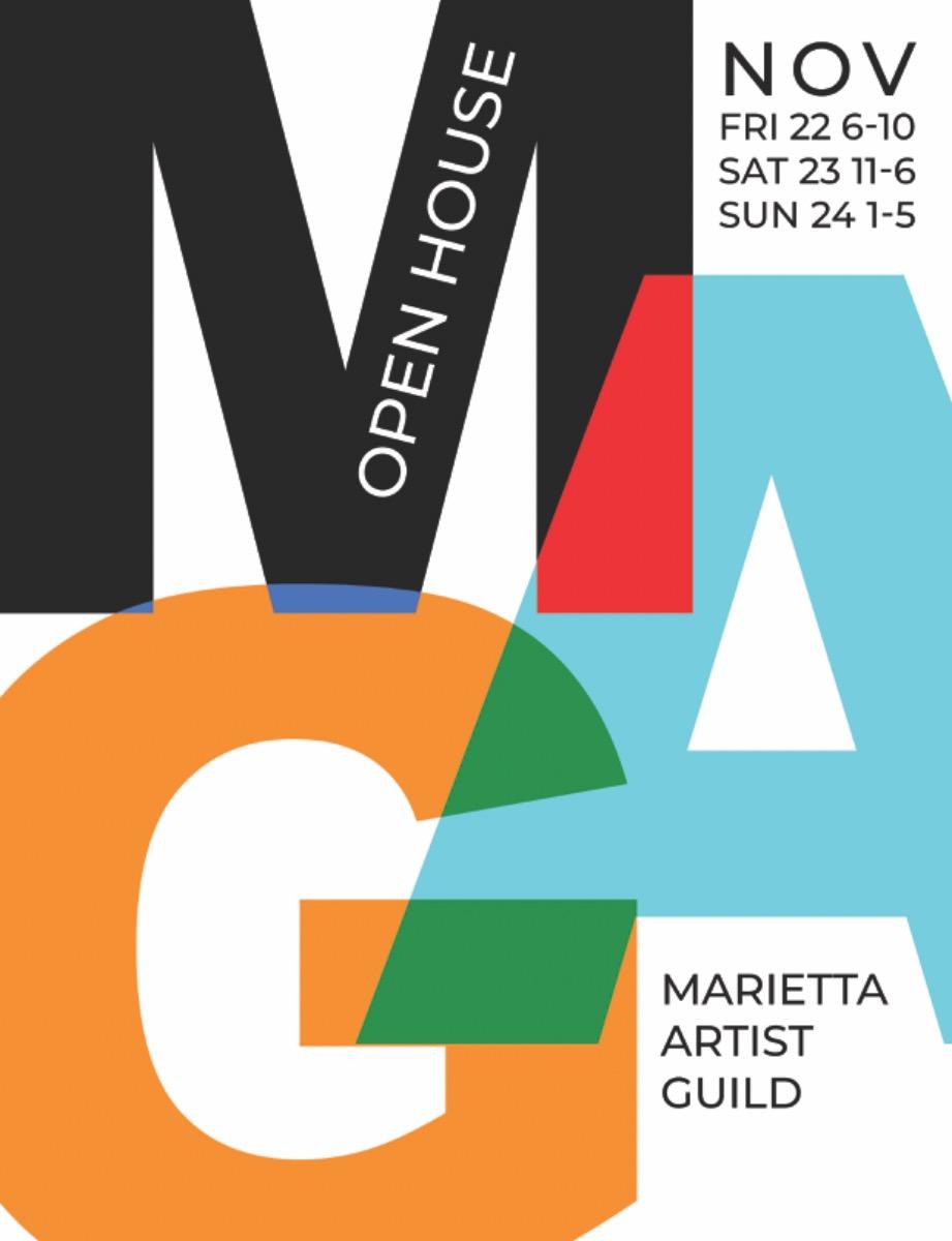Marietta Artist Guild 2024 Postcard