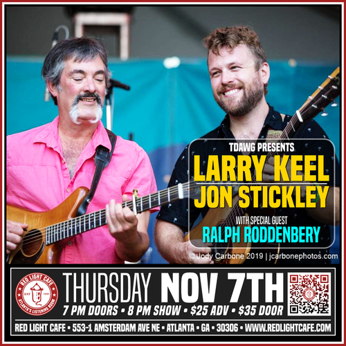 Tdawg Presents Larry Keel Jon Stickley Ralph Roddenbery Red Light Cafe Atlanta Ga Nov 7 2024
