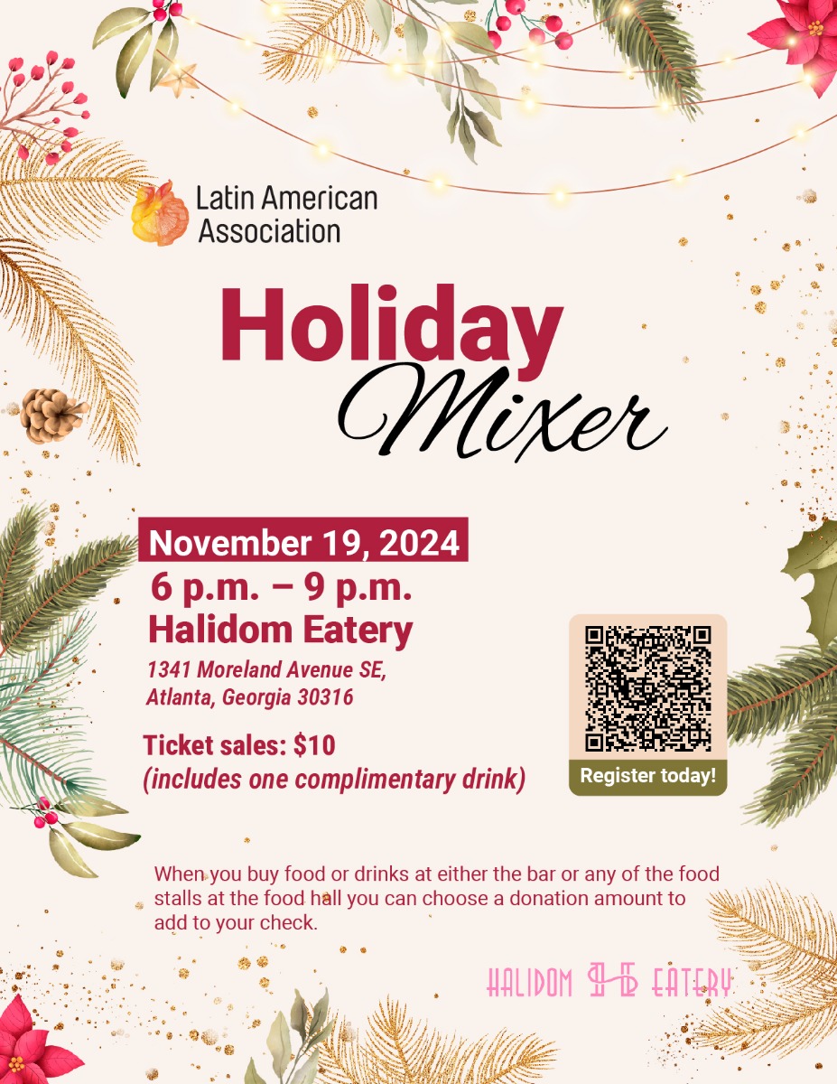 24 11 LAA November Holiday Mixer Flyer Con QR (1)