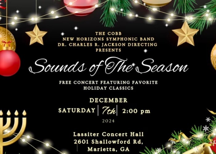 Cobb New Horizons Symphonic Band Presents  Sounds Of The Season