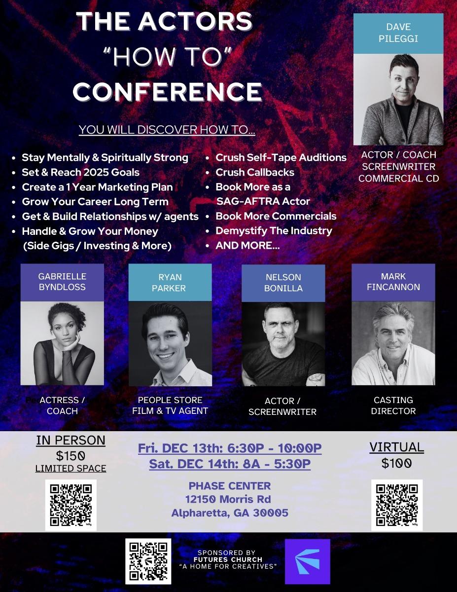 ACTORS HOW TO CONFERENCE December 13 & 14