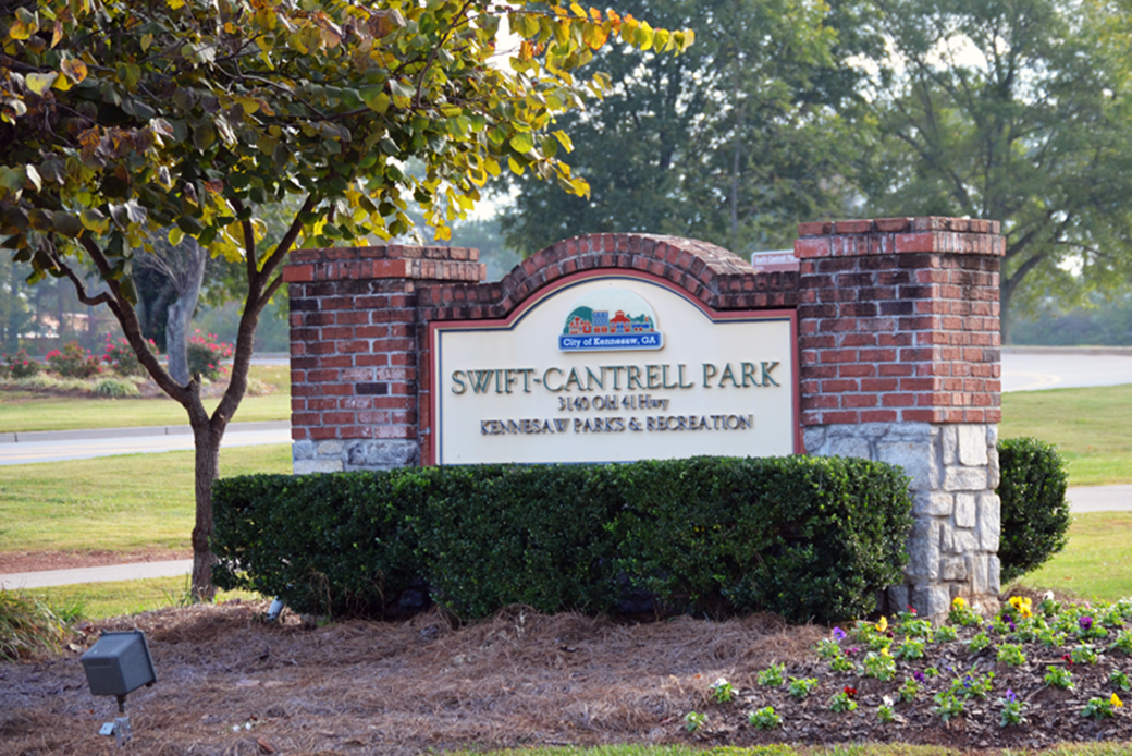 Swift Cantrell Park Kennesaw   EntranceSign 1