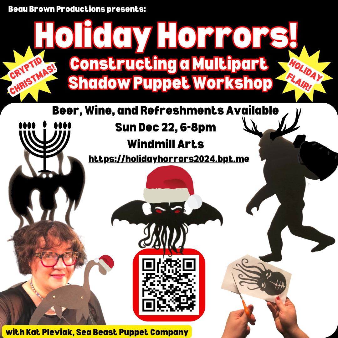 Holiday Horrors! Constructing A Multipart Shadow Puppet