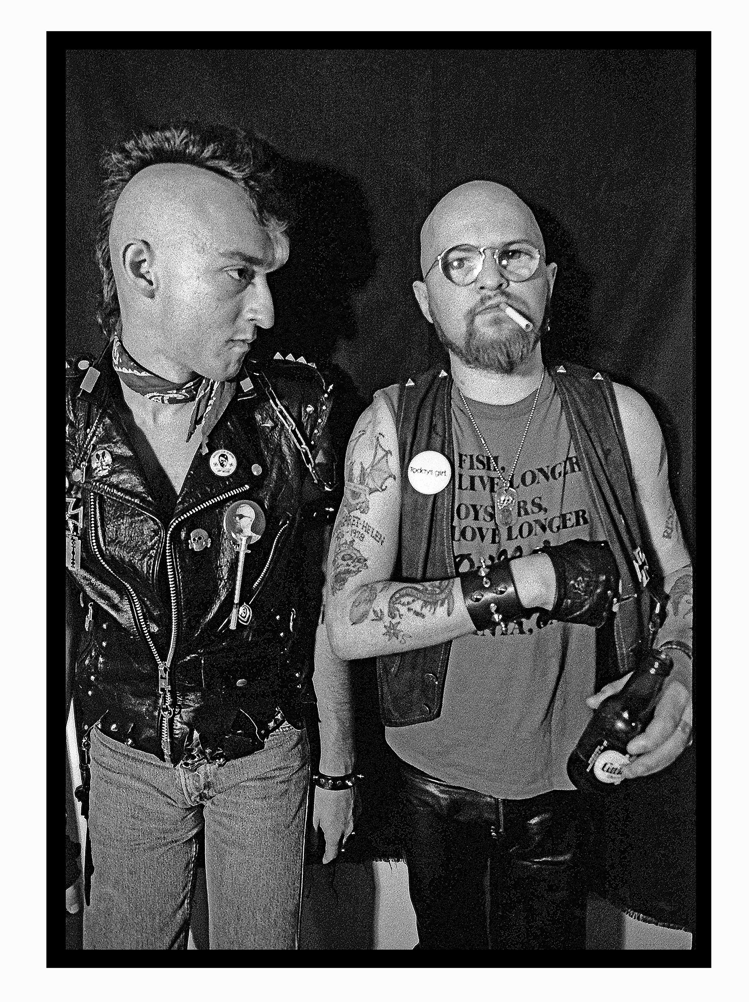 BROTHERS IN ARMS: David Dickens and Chris Wood. Photo by Clark Brown.