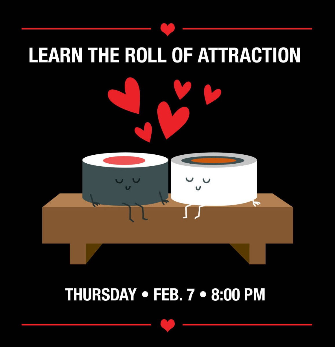 RA Sushi Vday Info