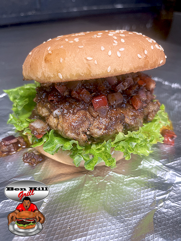 Jerk Me Please Burger   Ben Hill Grill