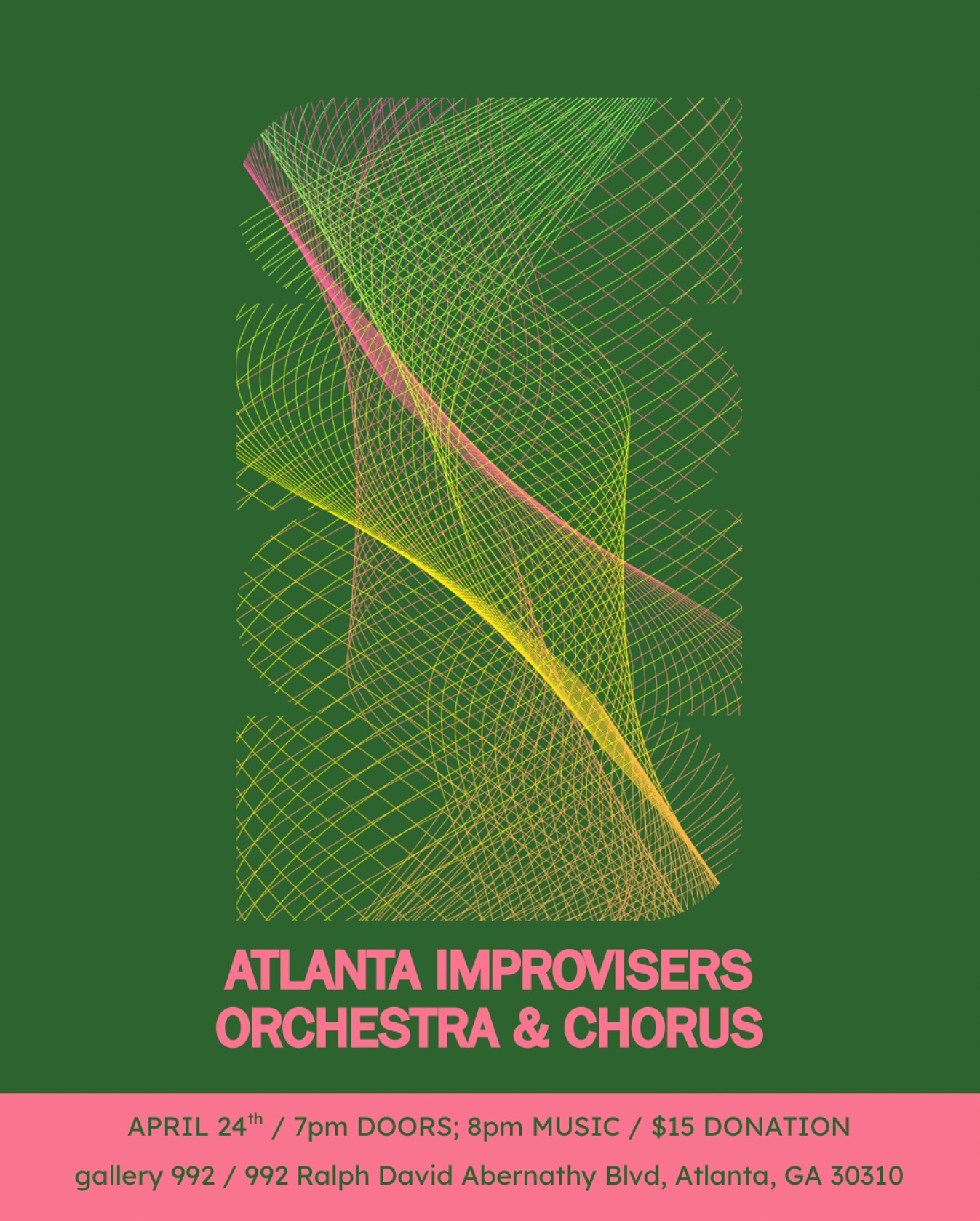 Atlanta Improvisers Orchestra And Chorus Poster