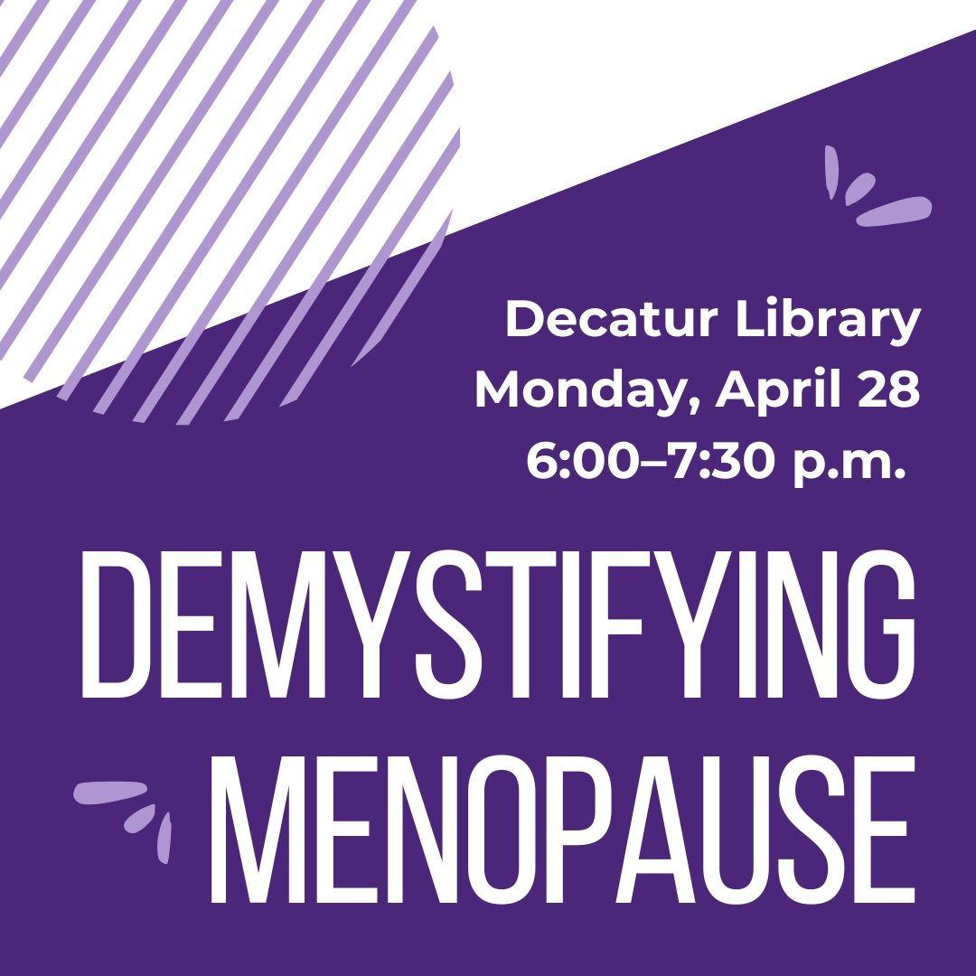 DECA Demystifying Menopause April 28