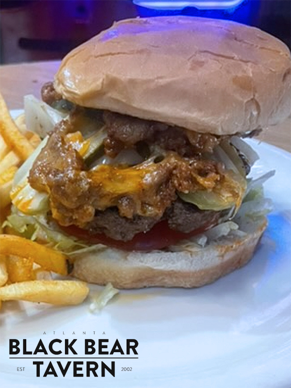 Choriqueso Cheeseburger   Black Bear Tavern