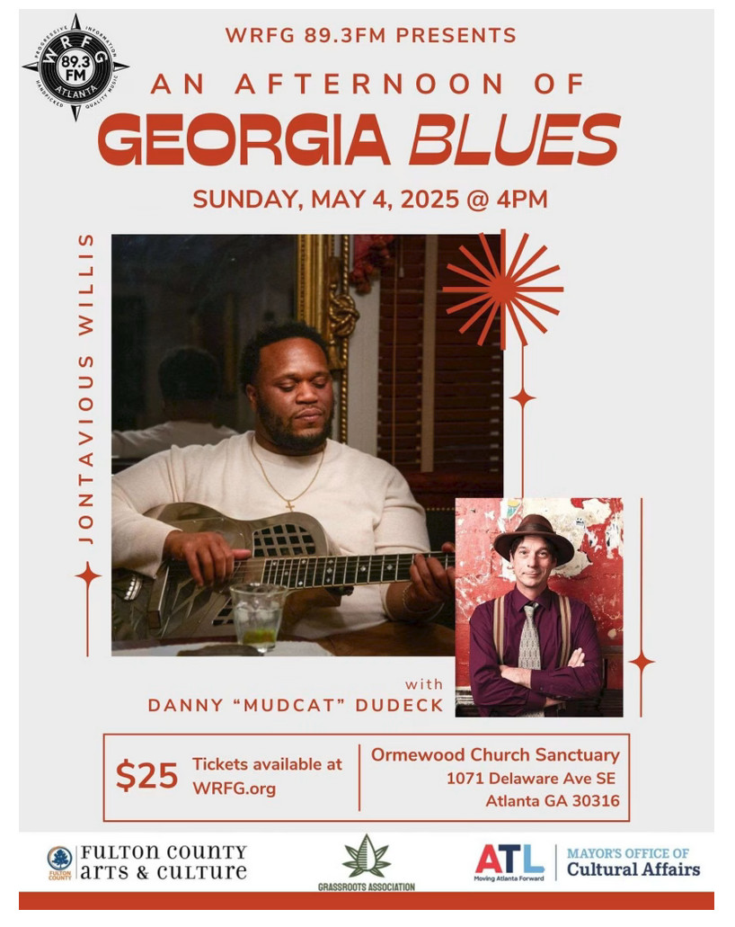 WRFG An Afternoon Of Georgia Blues Poster