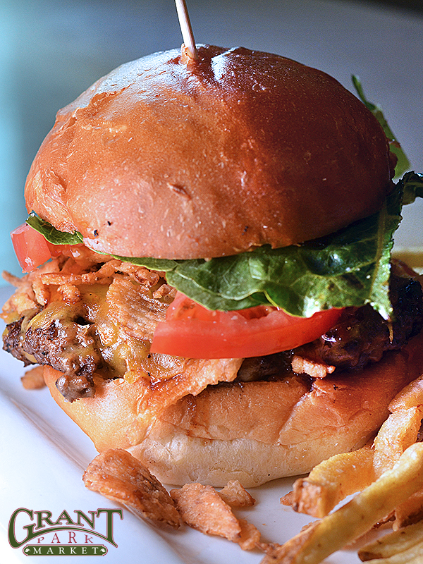 Gather BBQ Burger   Gather   Grant Park Market