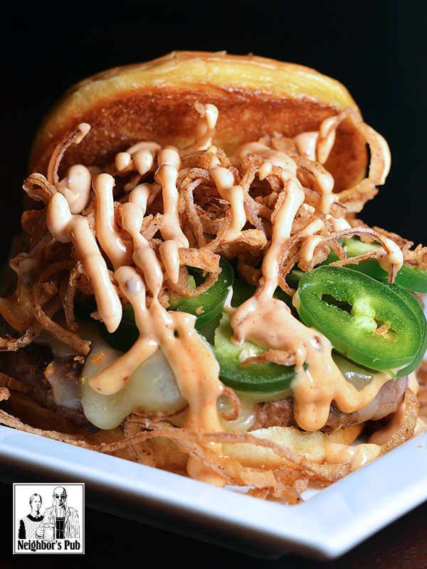 Georgia Scorcher Burger   Neighbor's Pub