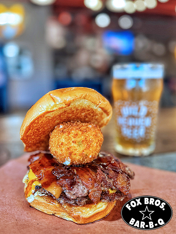 Smoked Jalapeno Popper Bacon Smash Burger   Fox Bros BBQ