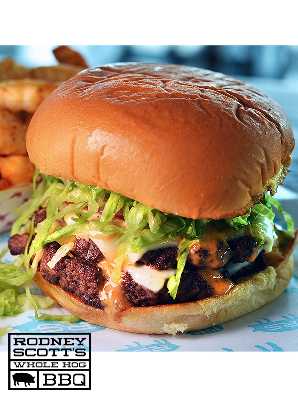 Classic Double Griddle Burger   Rodney Scott's BBQ