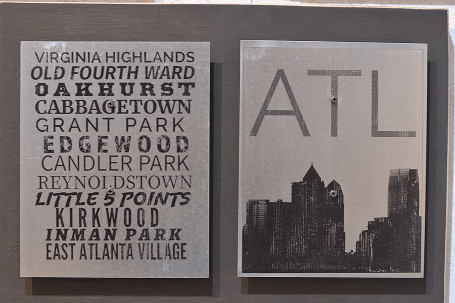 Atlanta Yesteryear Wall Item