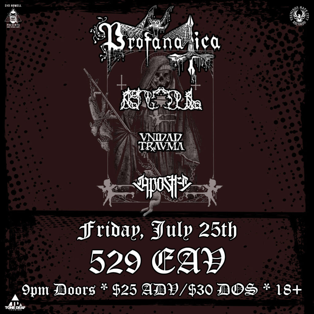 Flyer 7.25.25 Profanatica SQ 1 1024x1024