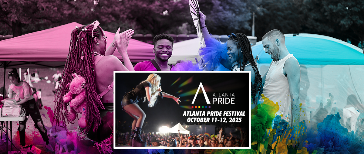 Atlanta Pride Festival People Dancing 2025