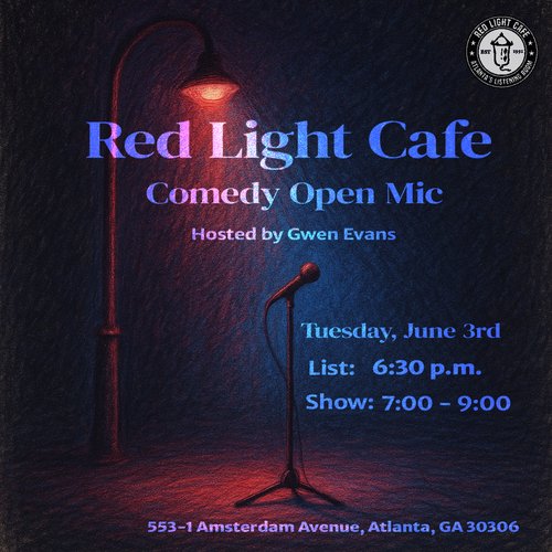 GEvans Red+Light+Cafe+Poster