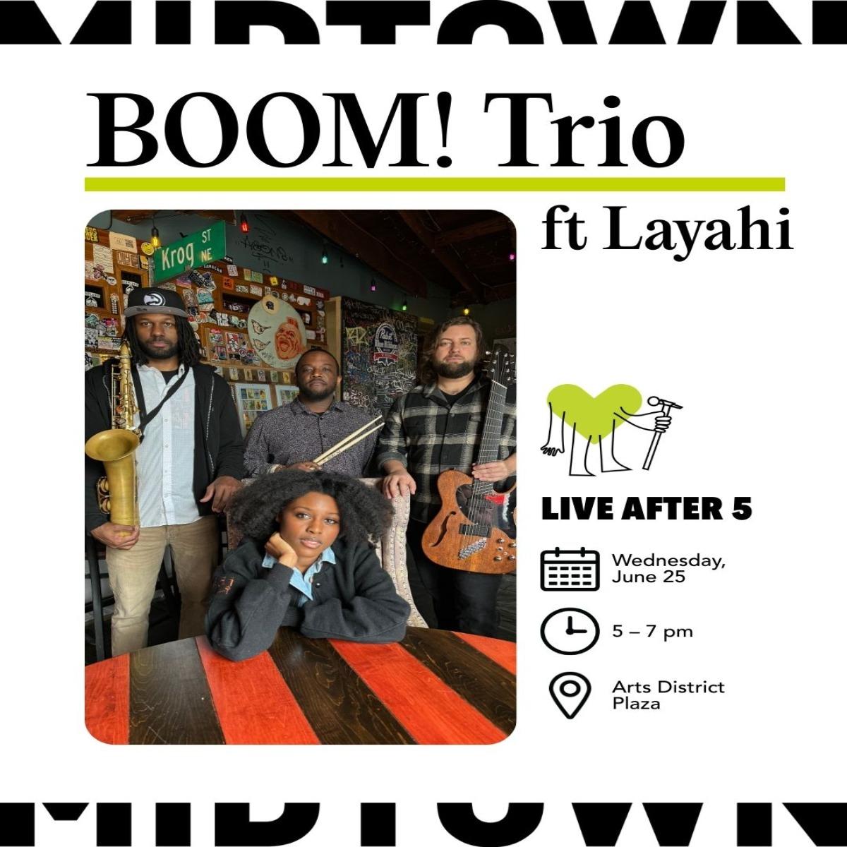 June 25 BOOM Trio