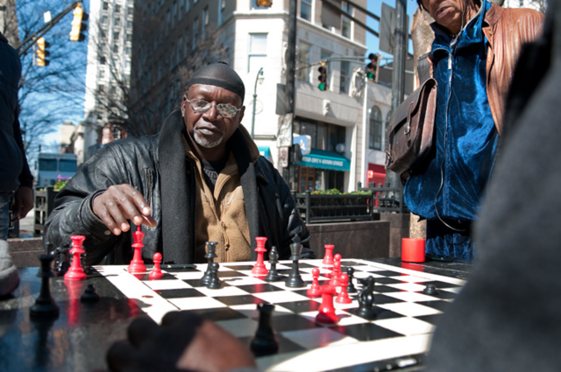 Chess Playing in Downtown Atlanta