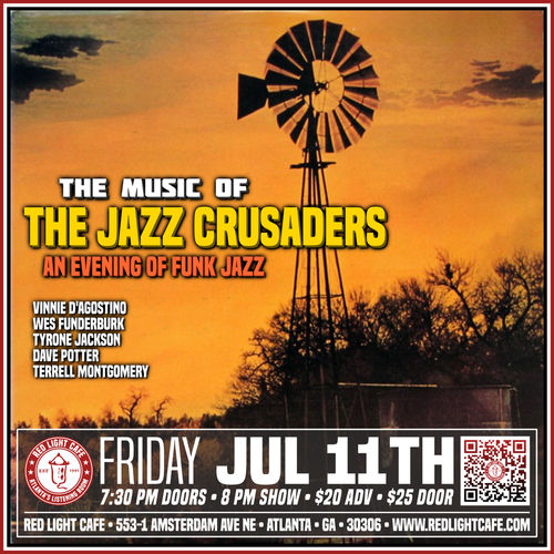 The Music Of The Jazz Crusaders Funk Red Light Cafe Atlanta Ga Jul 11 2025
