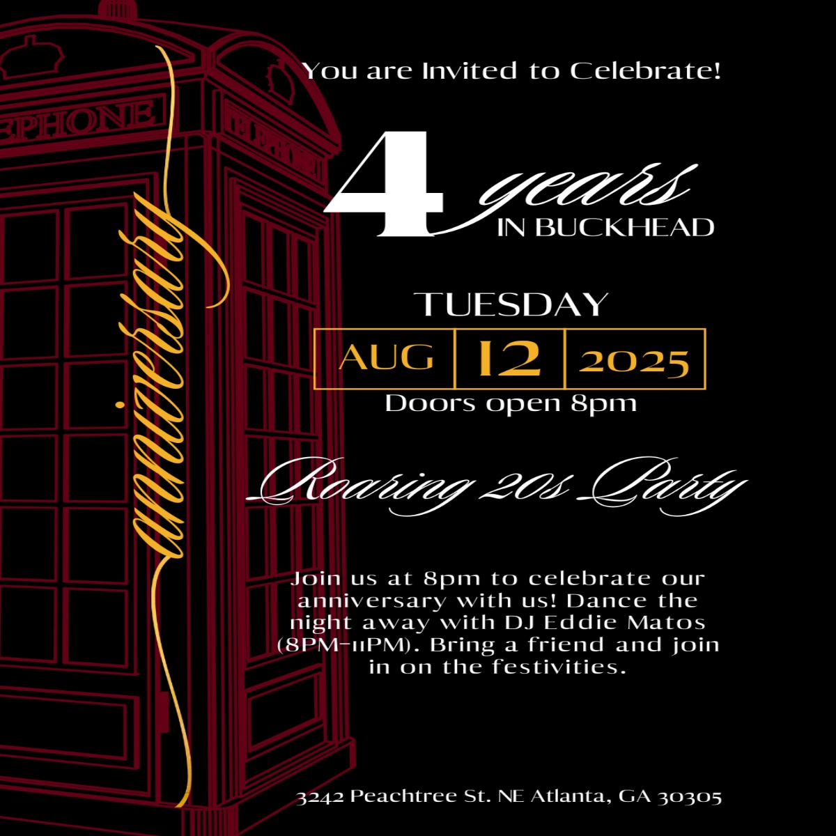 4th BH Anny General Public Invite 2025