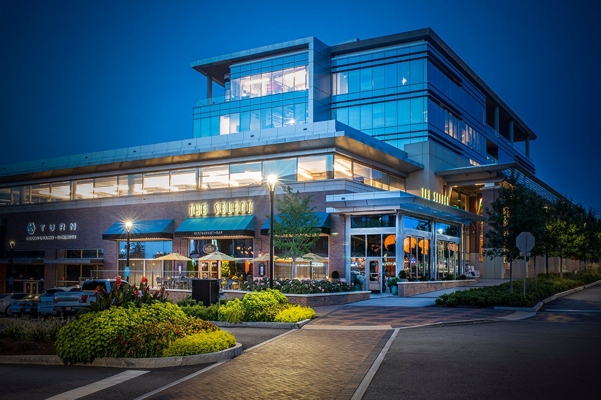 The Select Exterior Night