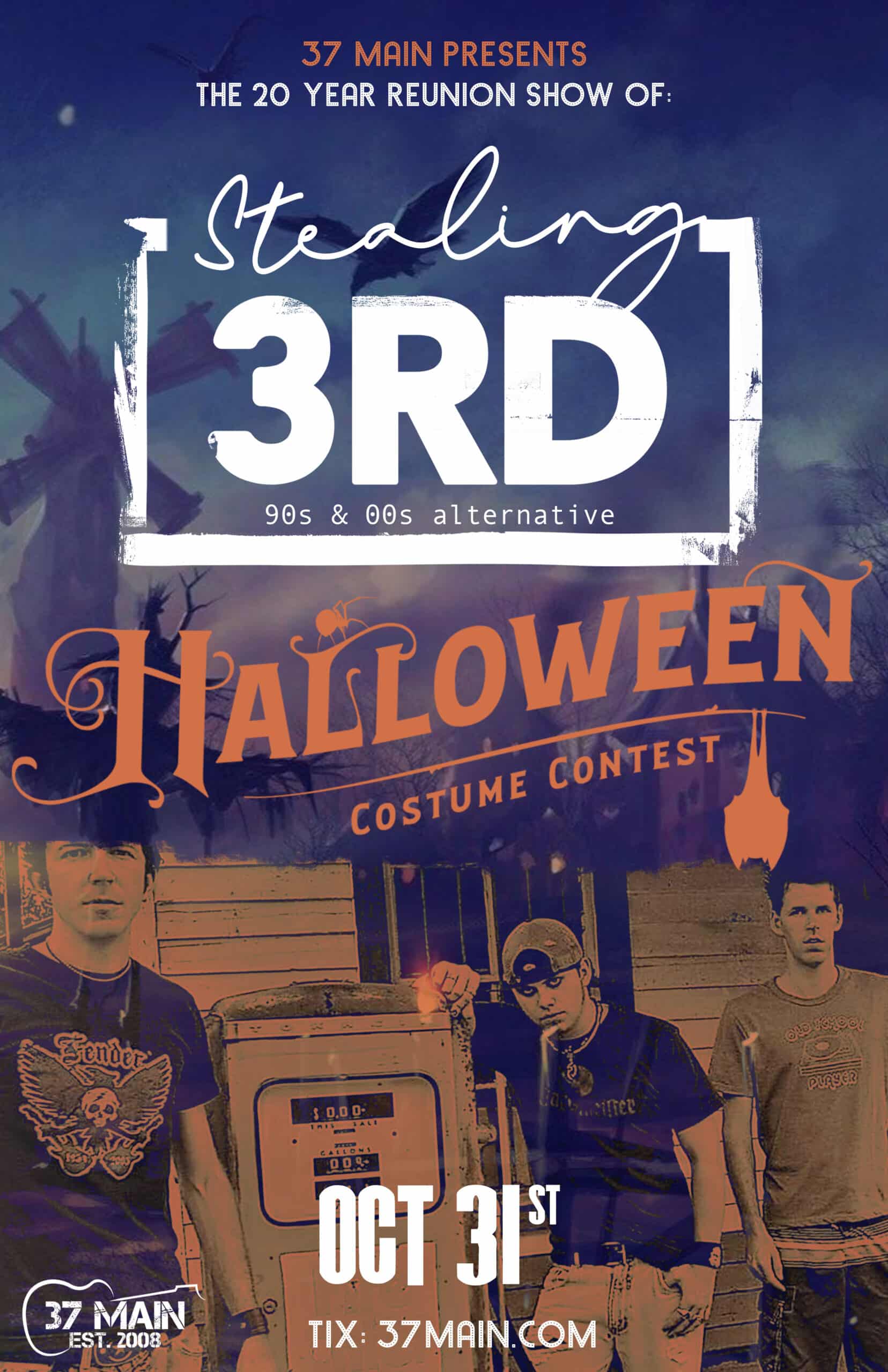 OCT 31 STEALING 3RD HALLOWEEN FLYER Copy Scaled