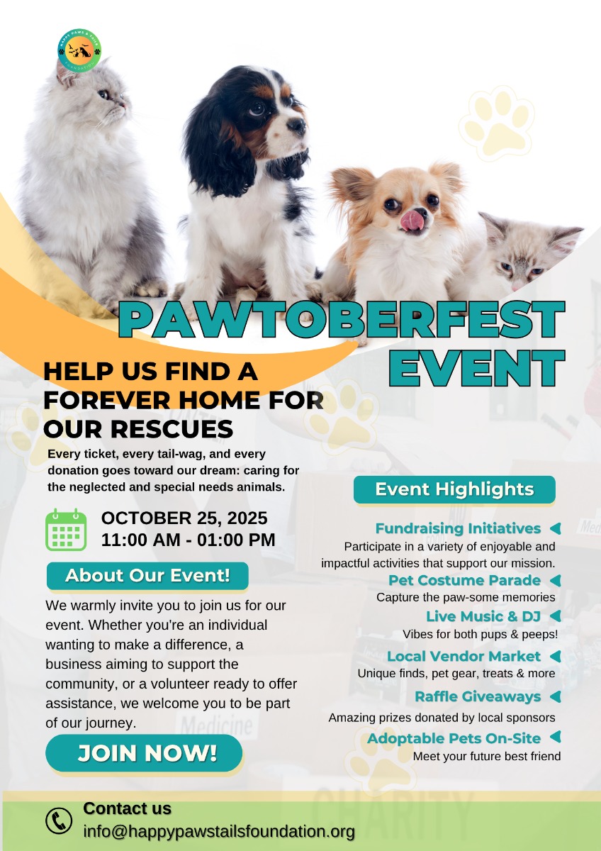 Pawtoberfest  Event Flyer 2